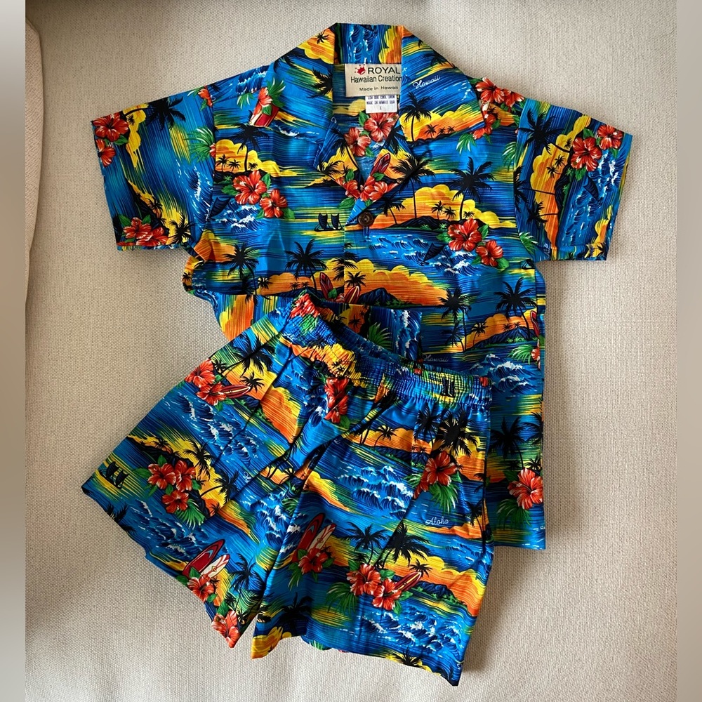 Royal Hawaiian Creations Boy’s Set Size 1